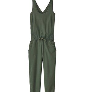 Patagonia Fleetwith Jumpsuit Romper - Size Medium - Kale Green